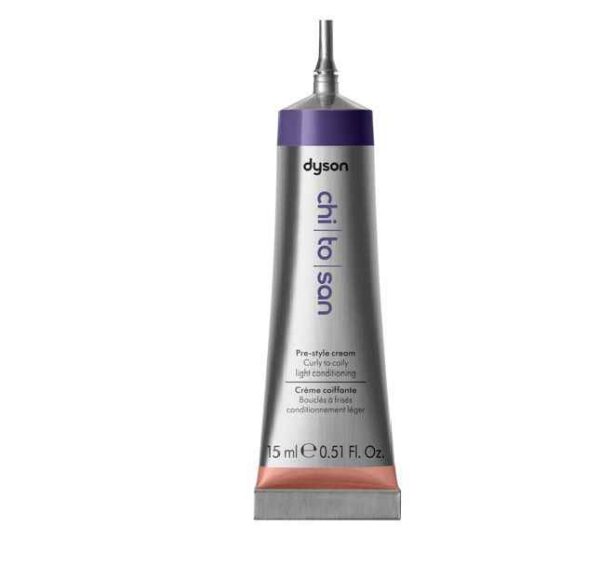 Dyson chitosan pre style cream , curly to coily light conditioning, 15ml