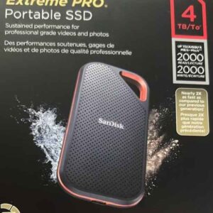SanDisk Extreme pro portable SSD 4TB