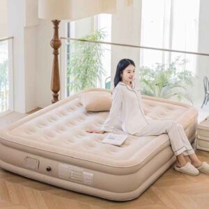 double air bed with electric pump