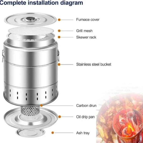 portable smokeless oven - Image 3