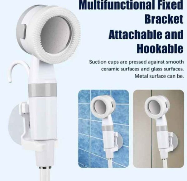 rechargeable outdoor shower, water spray  from bucket - Image 3