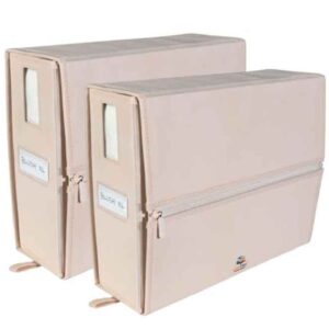 Linen storage organizer box