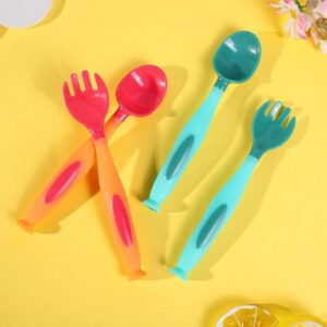 Baby feedings spoon with fork