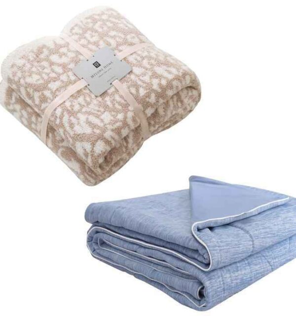 MH MYLUNE HOME Microfiber Blanket Set