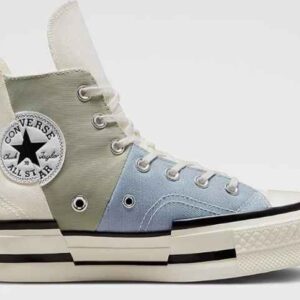 Converse Chuck 70 Plus Material Mashup Denim Fashions men's Sneakers