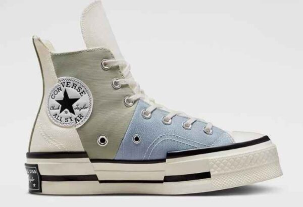 Converse Chuck 70 Plus Material Mashup Denim Fashions men's Sneakers - Image 3